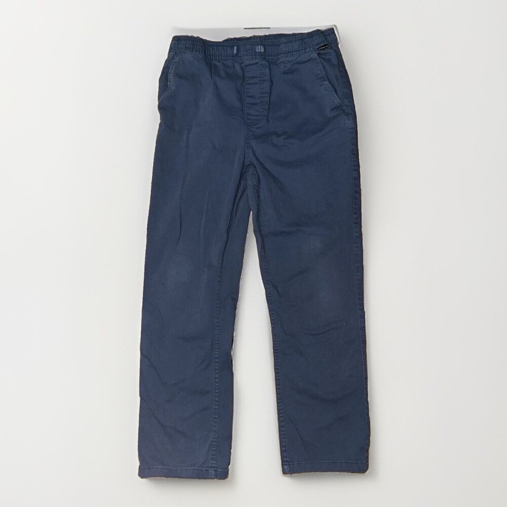 Youth Quiksilver Chinos Steal Blue Large 28x28 Surfer Casual Preppy Minimal
